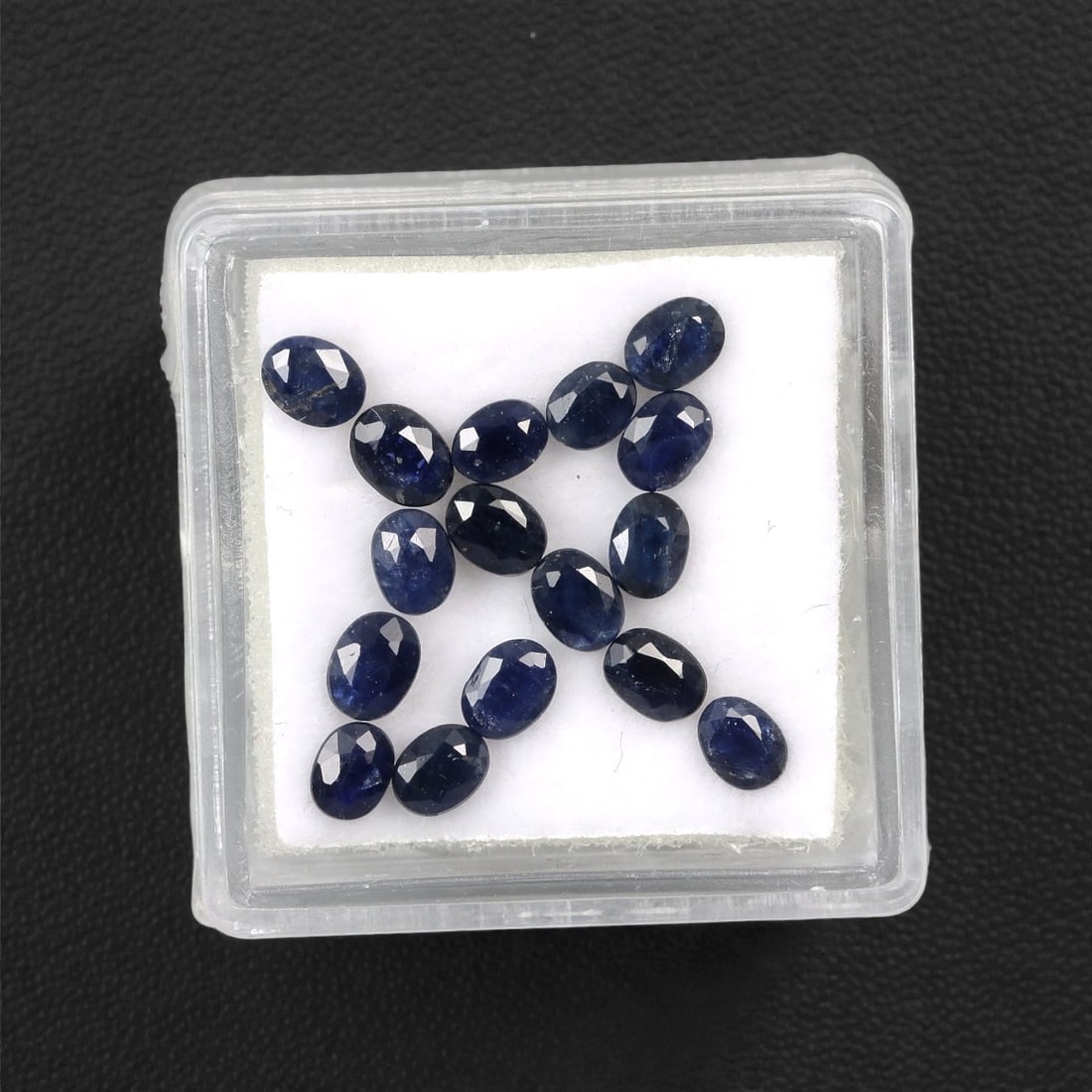 3.91 Carats Australian Blue Sapphire Parcel - Oval Cut, 81DA (1 of 1)