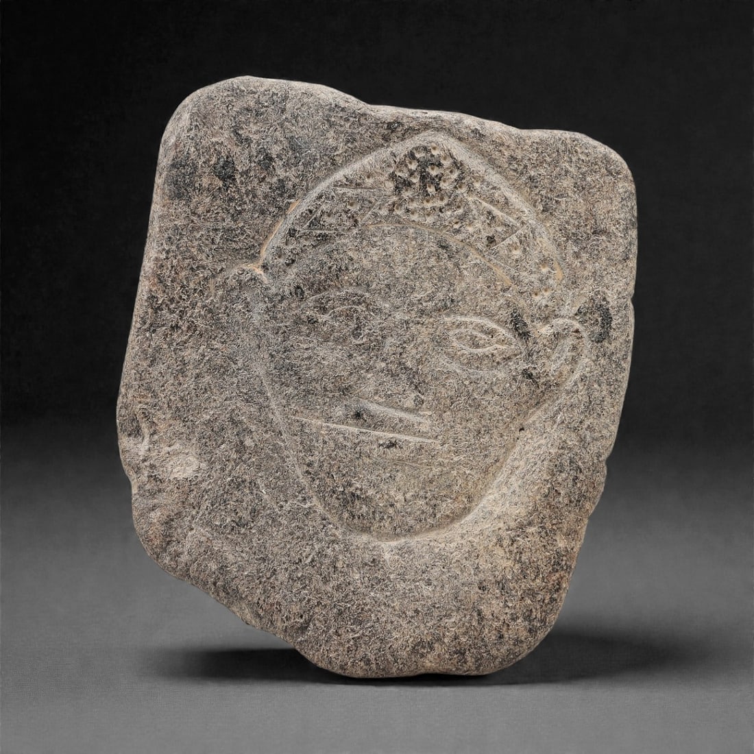 A Sino-Siberian Stone Relief Plaque, 1st Millennium BCE, 87FM (1 of 2)