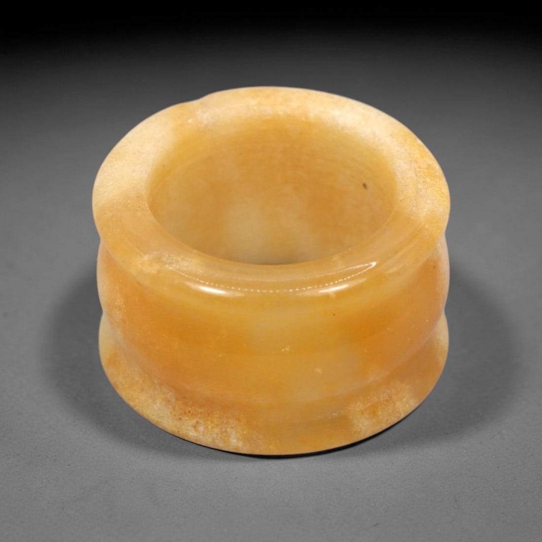 A Chinese Nephrite Jade Archer's Ring, 20th Century, 76FT (1 of 2)