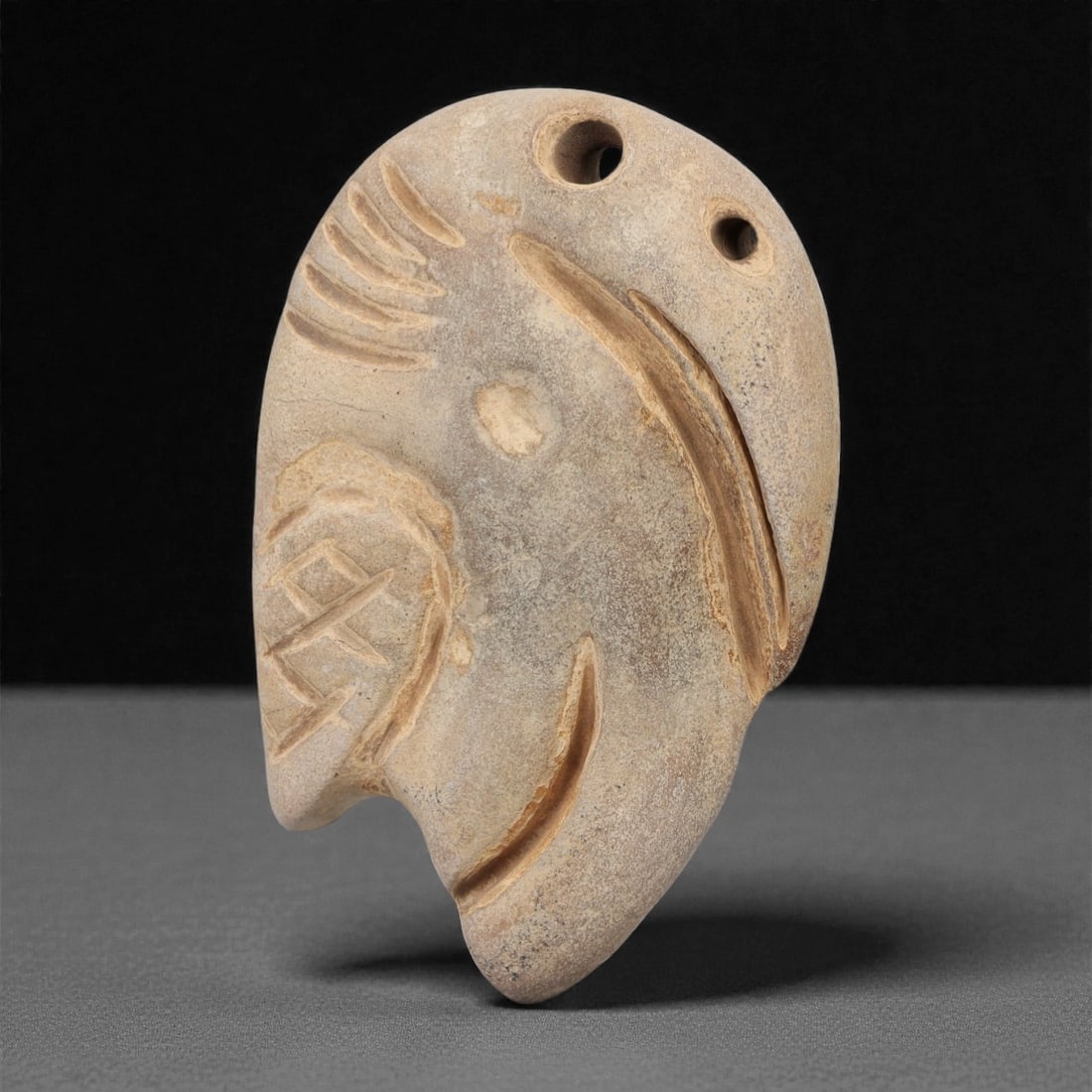 A Pre-Columbian Stone Bird Pendant, 10th-15th Century, 26FM (1 of 2)