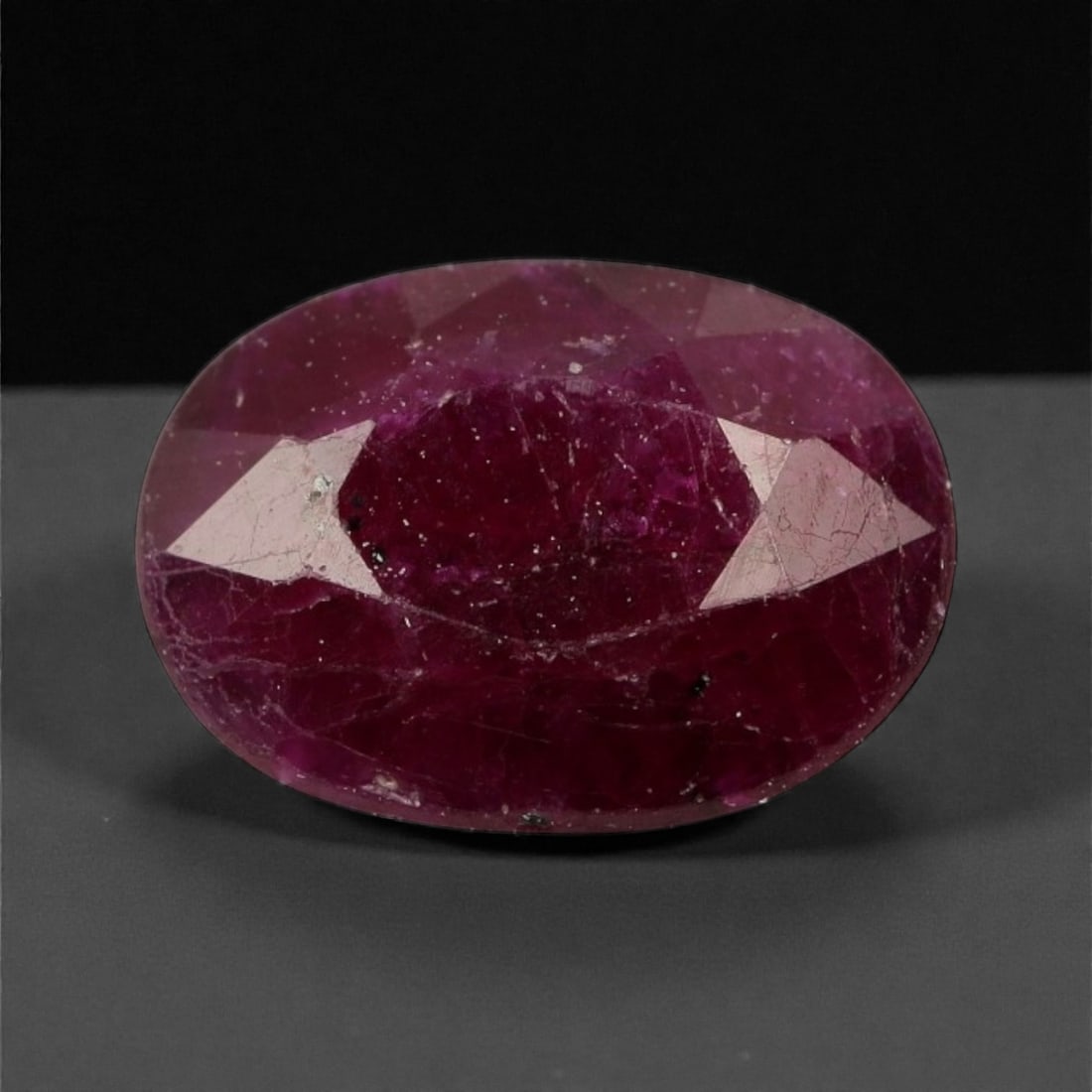 1.69 Carats Deep Crimson Ruby - Natural Mozambique 8.2 x 5.9 x 3.6 mm, 11WC (1 of 1)