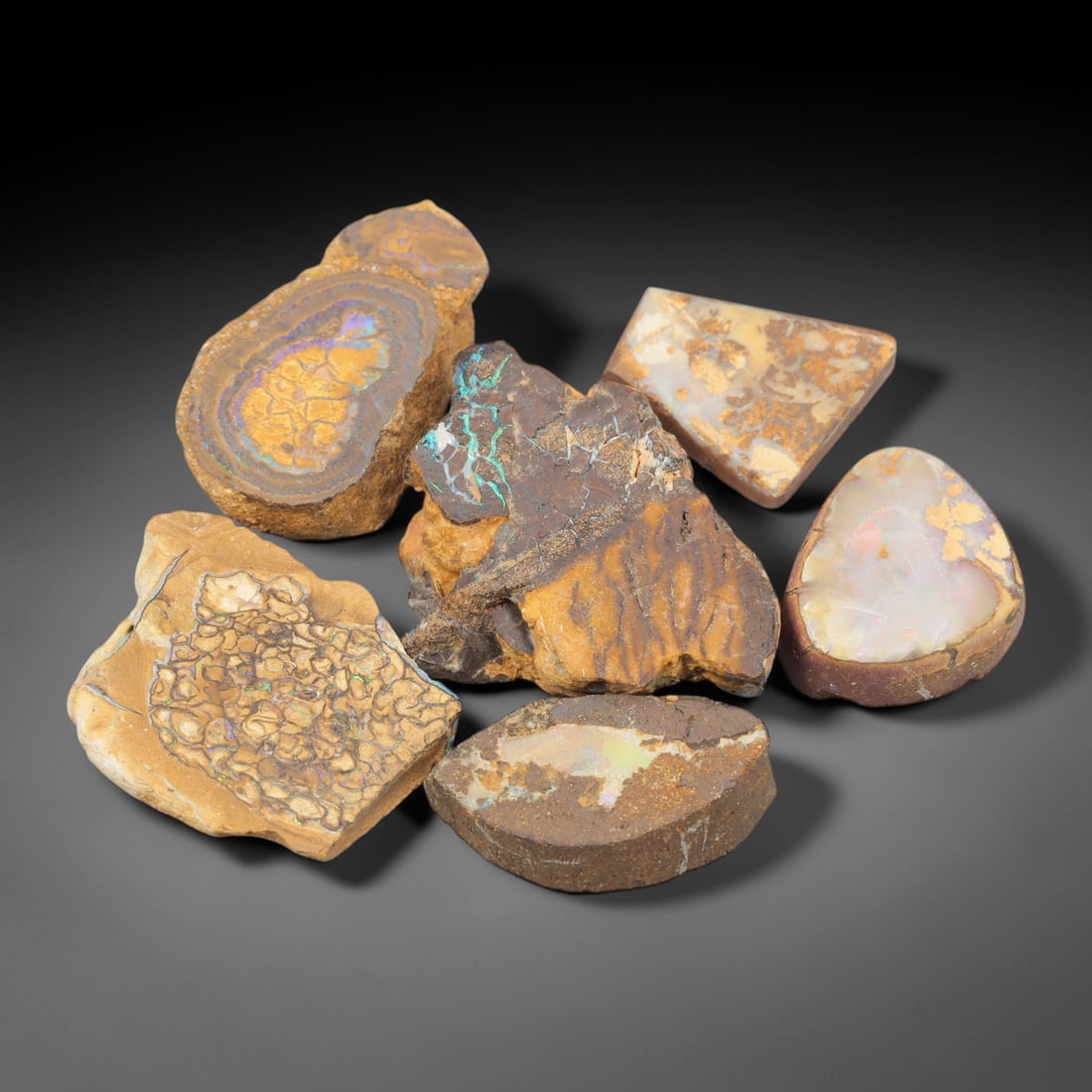 An Australian Koroit Yowah Boulder Opal Rough Lot, 32.81g, 56ZH (1 of 1)