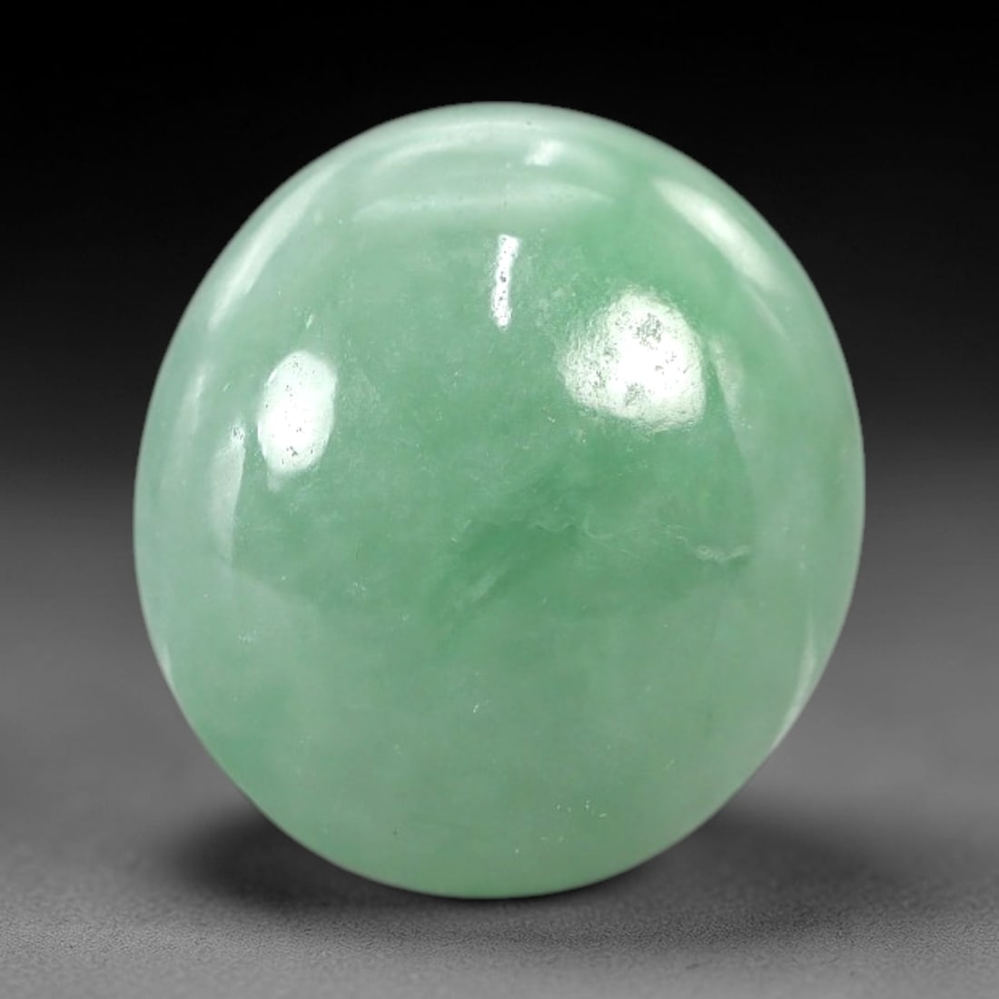 8.66 Carats Apple Green Jadeite Cabochon - Natural Burmese Stone, 94AB (1 of 1)