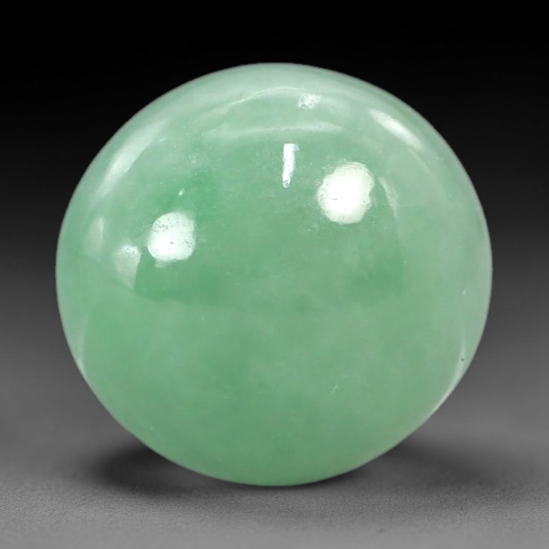 8.02 Carats Apple Green Jadeite Cabochon - Natural Burmese Stone, 74AB (1 of 1)