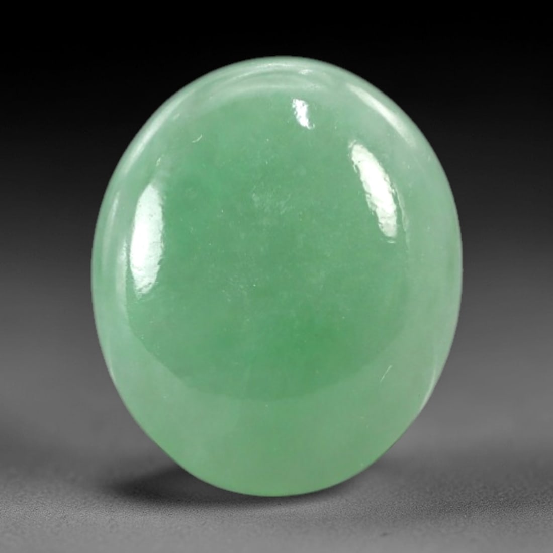 3.64 Carats Apple Green Jadeite Cabochon - Natural Burmese Stone, 83AB (1 of 1)