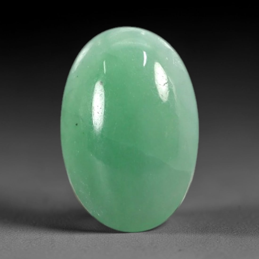 2.09 Carats Vivid Spring Green Burmese Jadeite Jade Cabochon - Natural Loose Gemstone, 58AC (1 of 1)