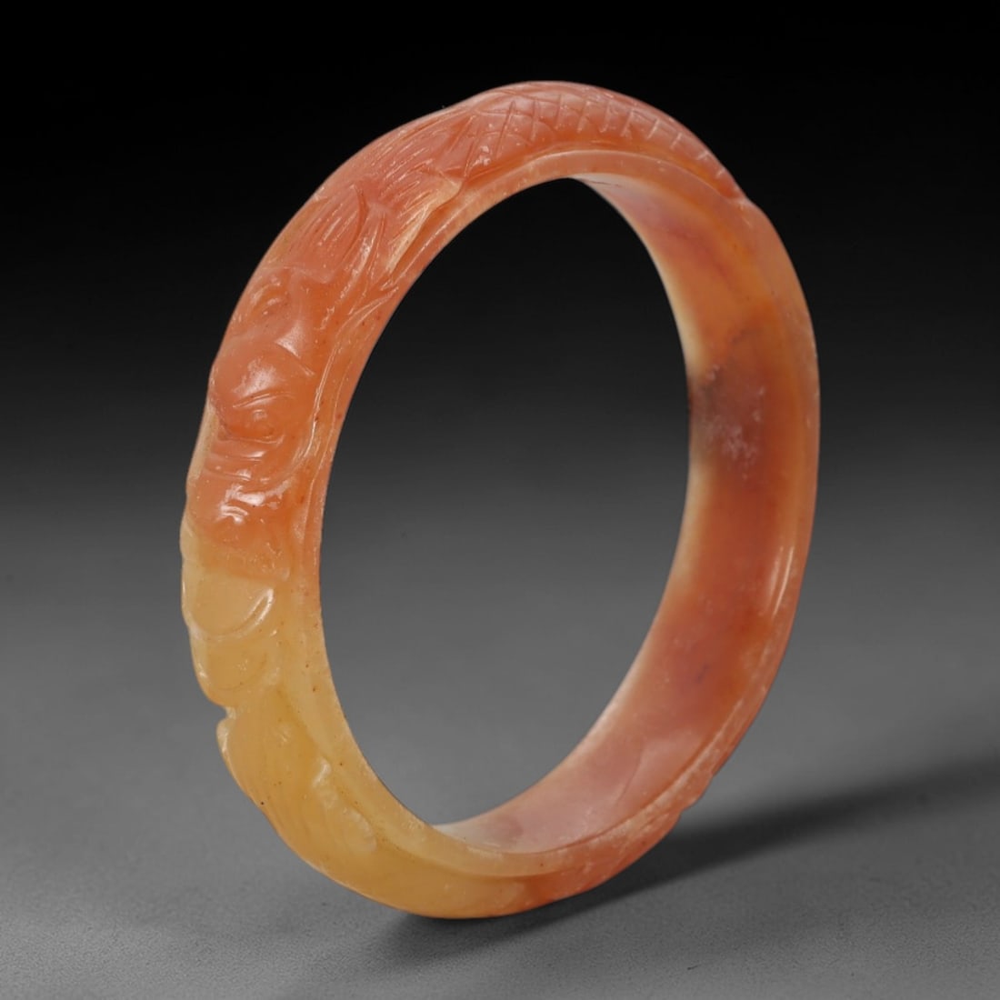 A Burmese Jadeite Jade Bangle, 20th Century, 68ZL (1 of 2)