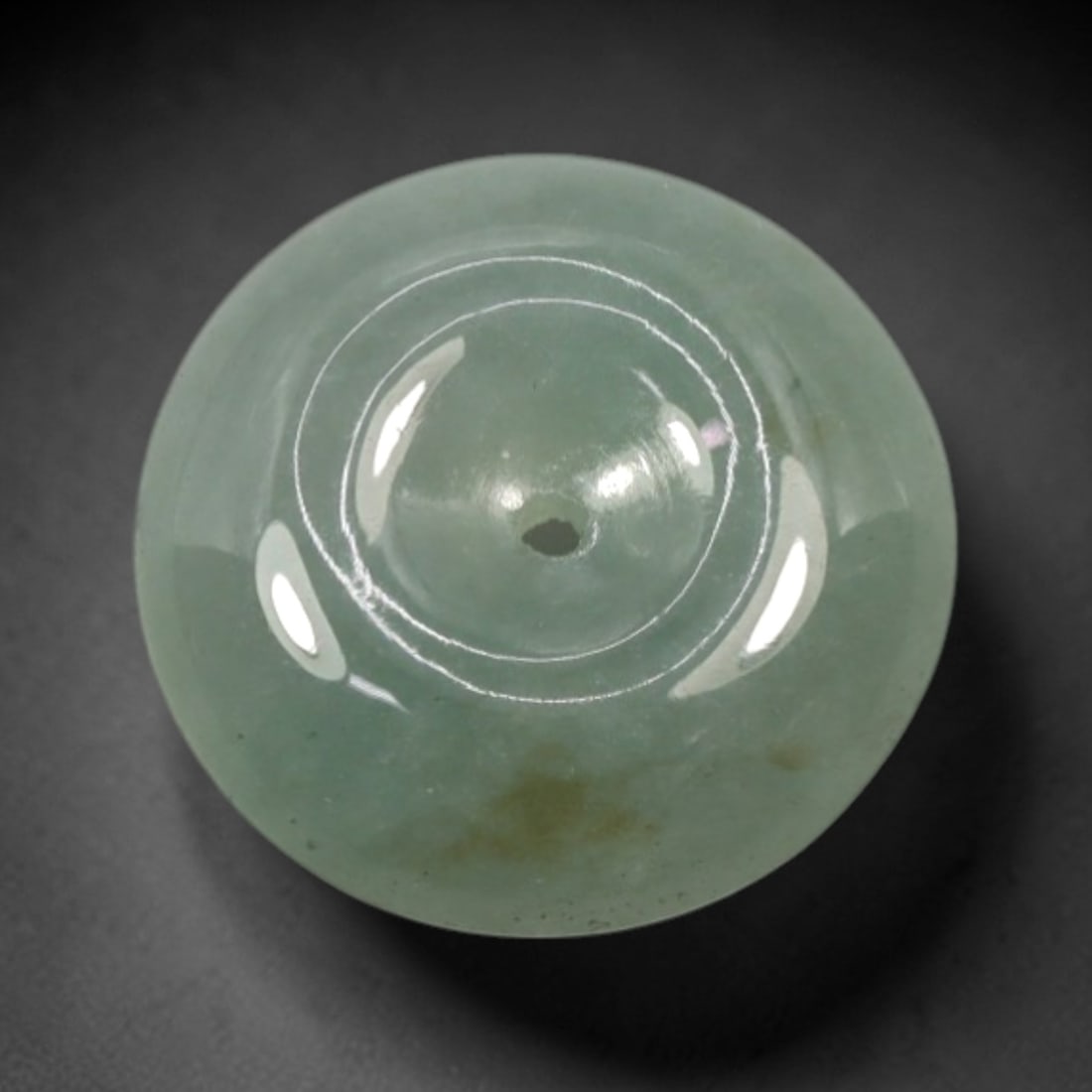 A Chinese Jadeite Jade Bead, 20th Century, 4XN (1 of 2)