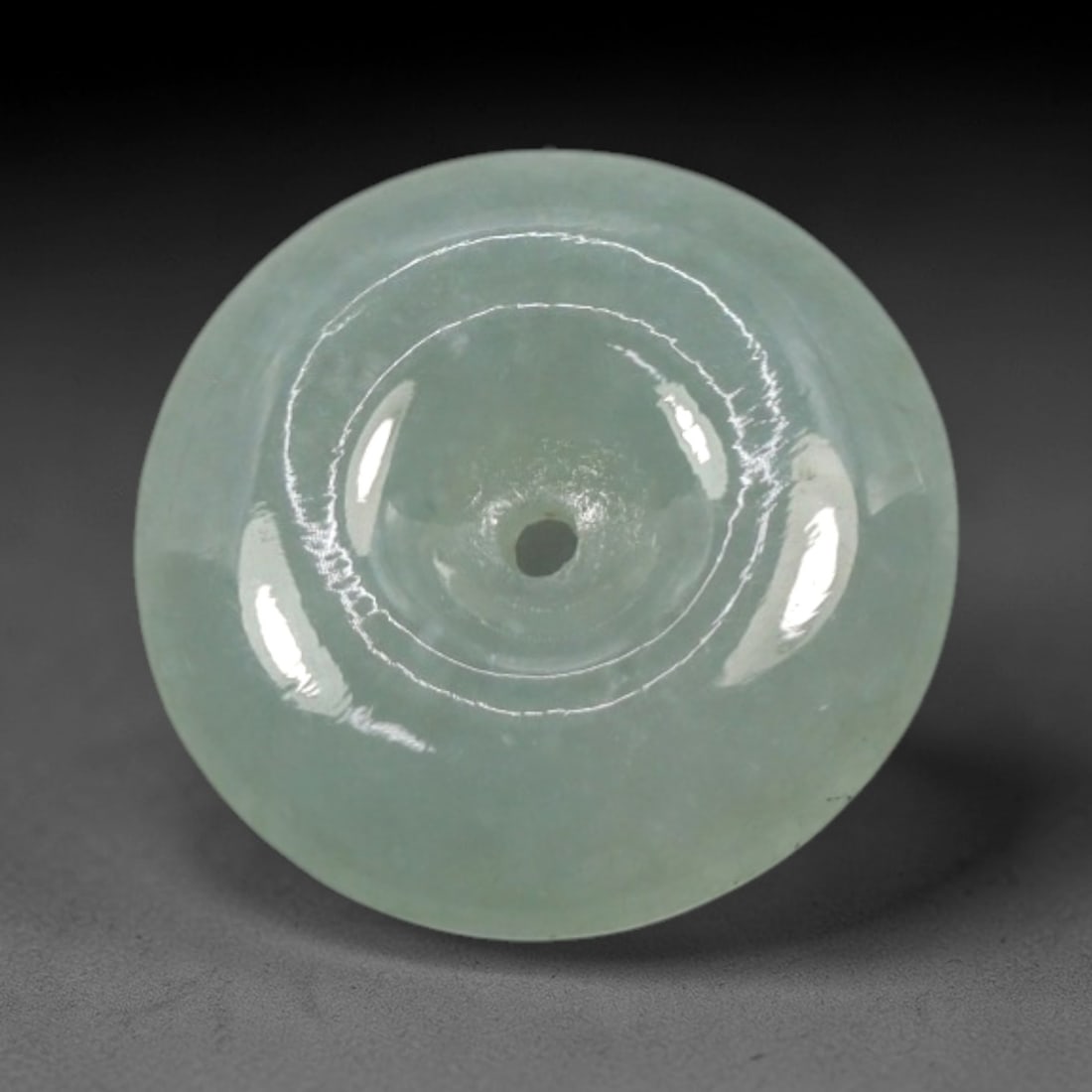 A Chinese Jadeite Jade Bead, 20th Century, 28XN (1 of 2)