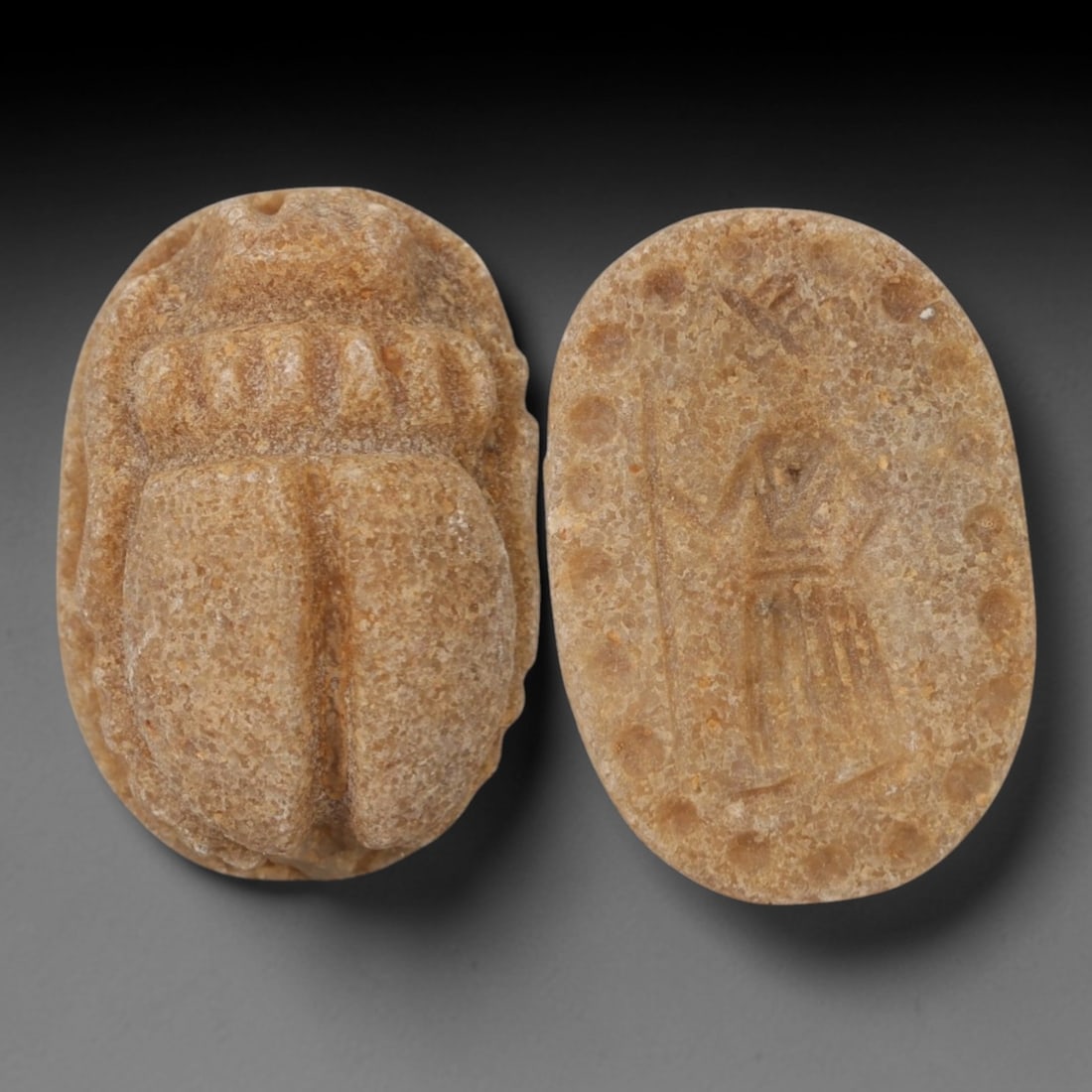 An Ancient Near Eastern Stone Scarab Stamp Seal, 1st Millennium BCE, 10ZM (1 of 4)