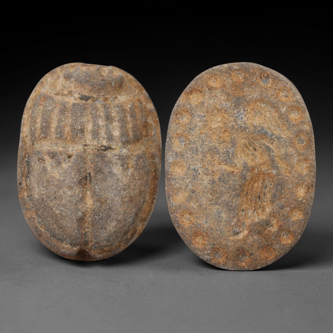An Ancient Near Eastern Stone Scarab Stamp Seal, 1st Millennium BCE, 3ZM (1 of 4)