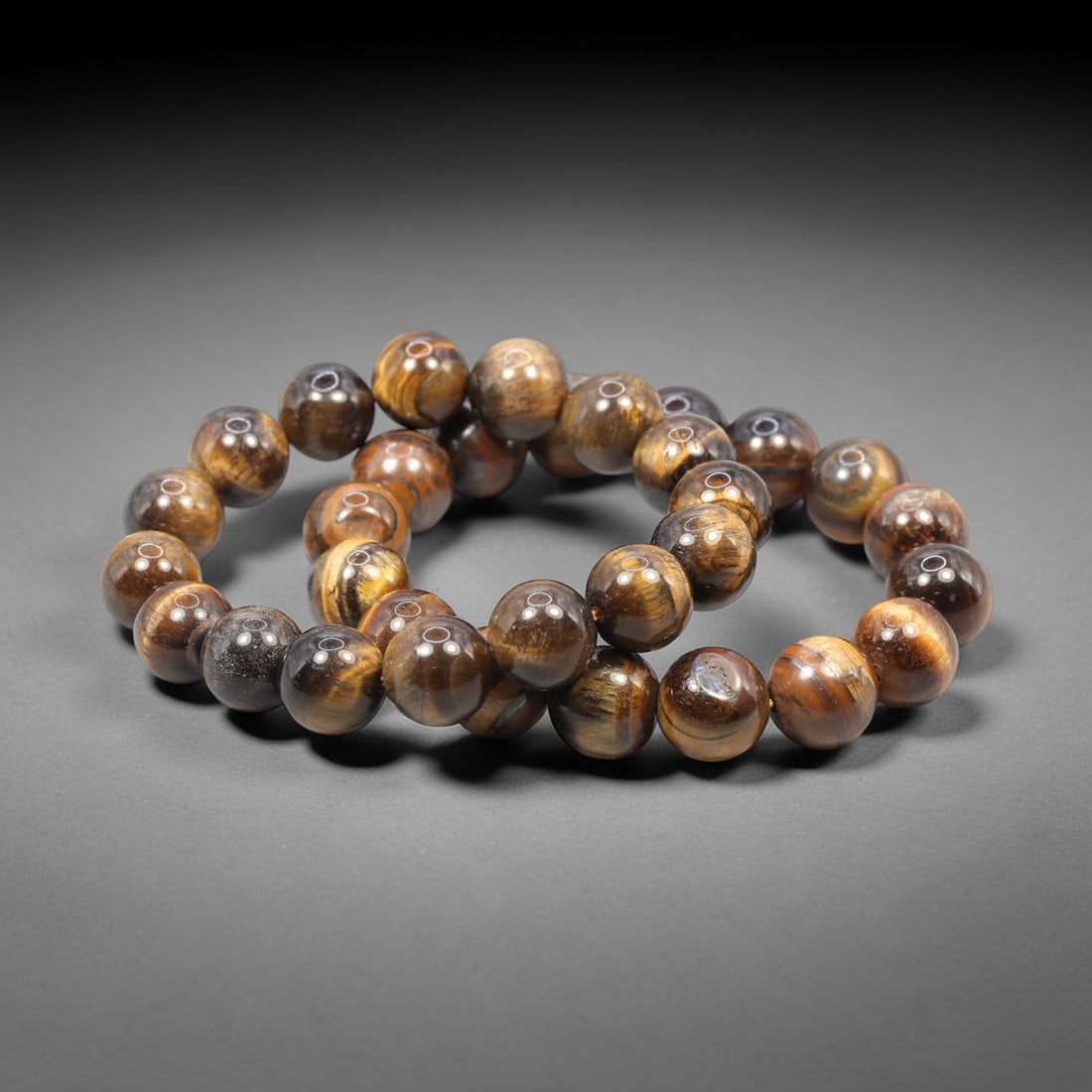 Two Tiger's Eye Bracelets, 20th Century, 88ZH (1 of 1)