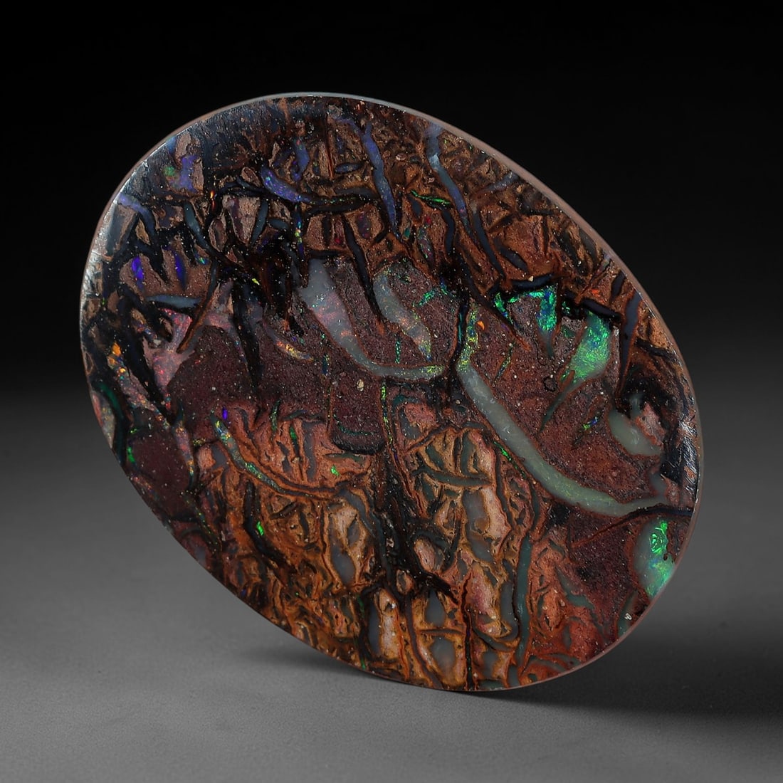 3.79 Carats Koroit Yowah Opal Cabochon - Natural Australian Single Stone, 81XL (1 of 2)