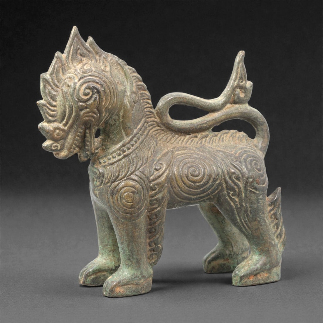 A Southeast Asian Bronze Zoomorphic Figure, 20th Century, 28ZG (1 of 2)