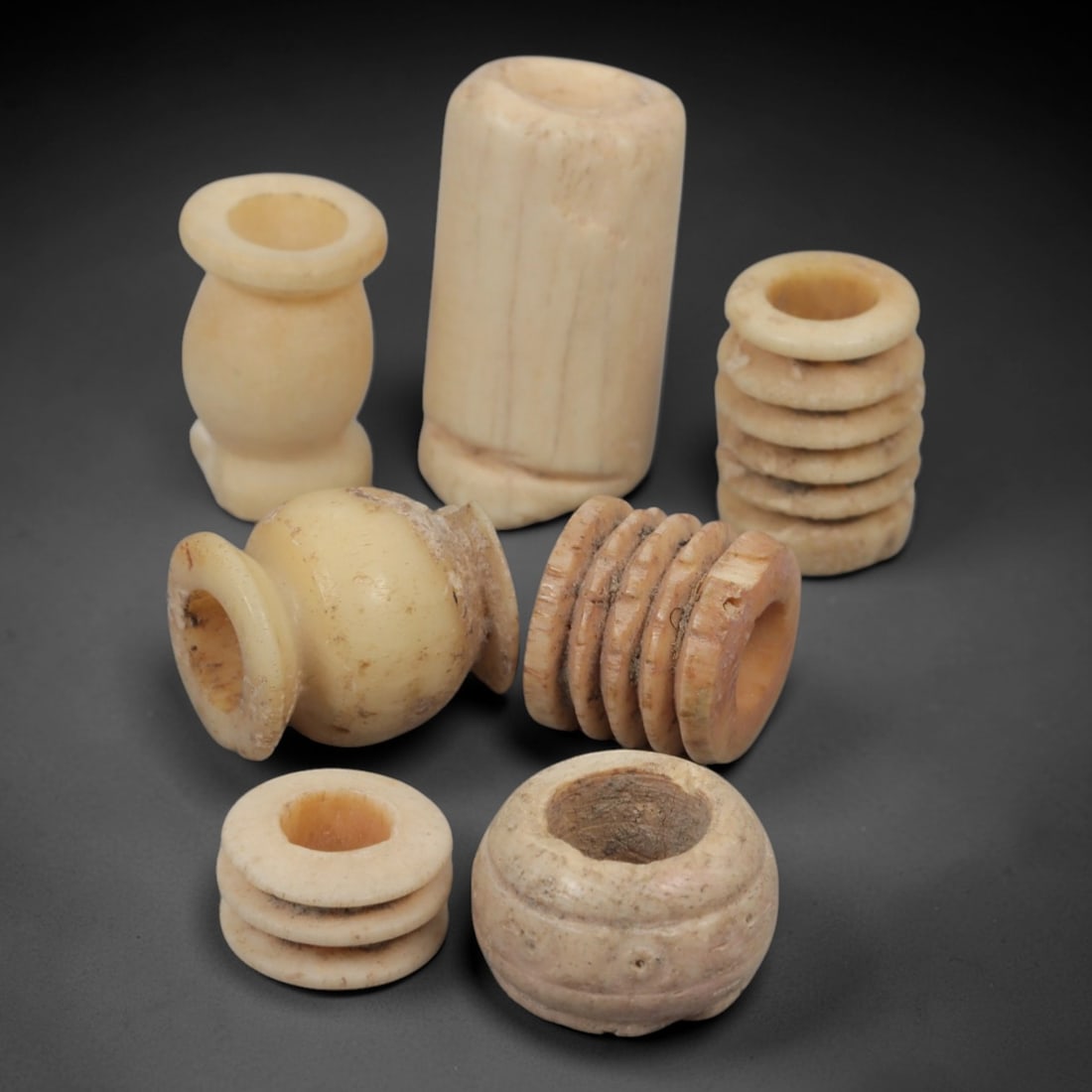 A Group of Ancient Bone Spindle Whorls, 1st Millennium BCE, 66AC (1 of 1)