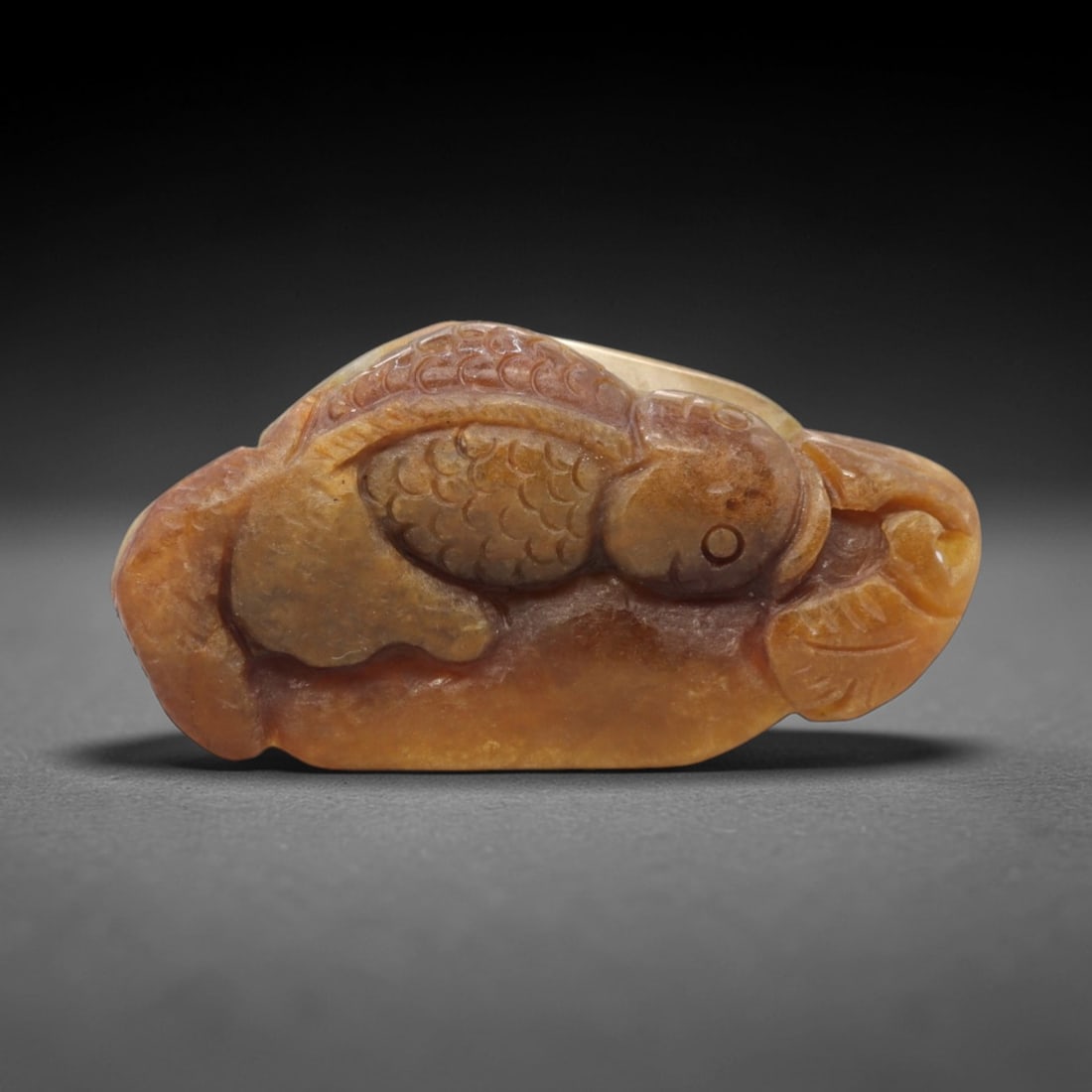 A Chinese Jadeite Jade Fish Pendant, 20th Century, 31FR (1 of 2)