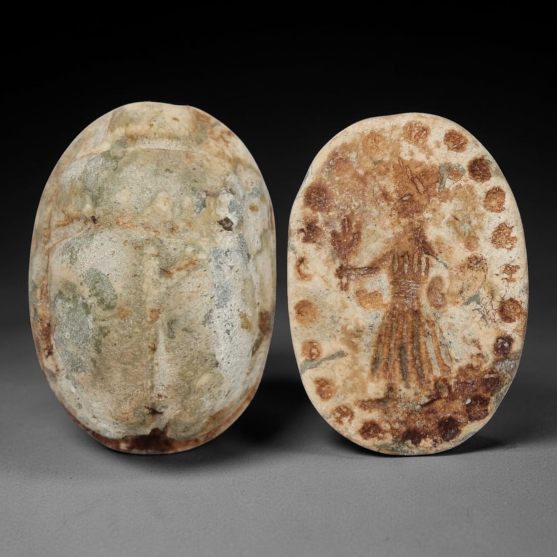 An Ancient Near Eastern Stone Scarab Stamp Seal, 1st Millennium BCE, 4ZM (1 of 4)