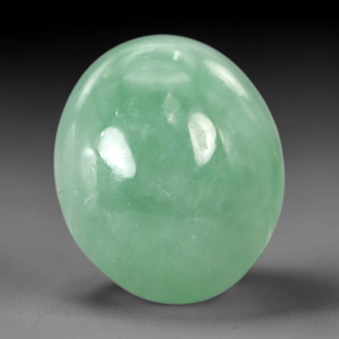6.23 Carats Apple Green Jadeite Cabochon - Natural Burmese Stone, 73AB (1 of 1)
