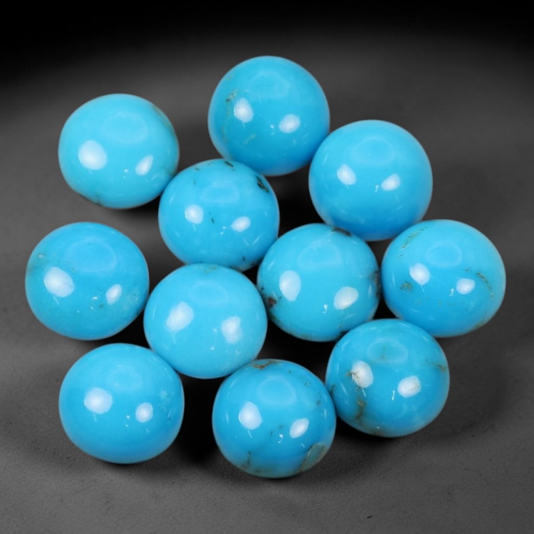 11.82 Carats Sleeping Beauty Blue Arizona Turquoise Cabochon Parcel - Natural Loose Gemstones, 17XP (1 of 1)