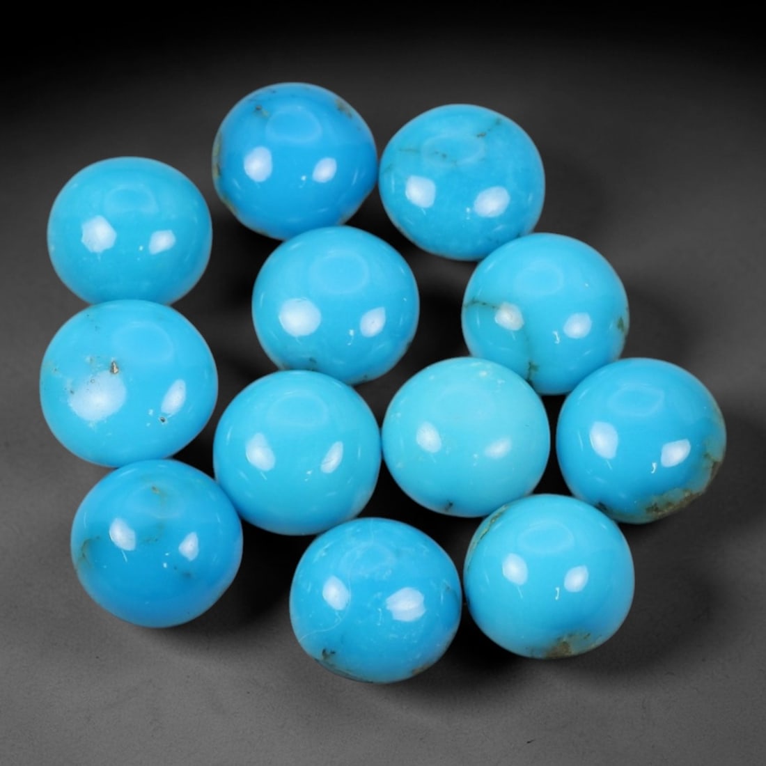 13.19 Carats Sleeping Beauty Blue Arizona Turquoise Cabochon Parcel, 16XP (1 of 1)