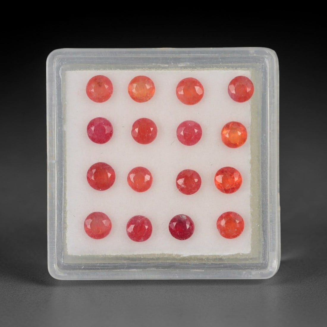 2.92 Carats Tangerine Orange Sapphire Parcel - Natural Madagascan Loose Gemstones, 21XP (1 of 1)