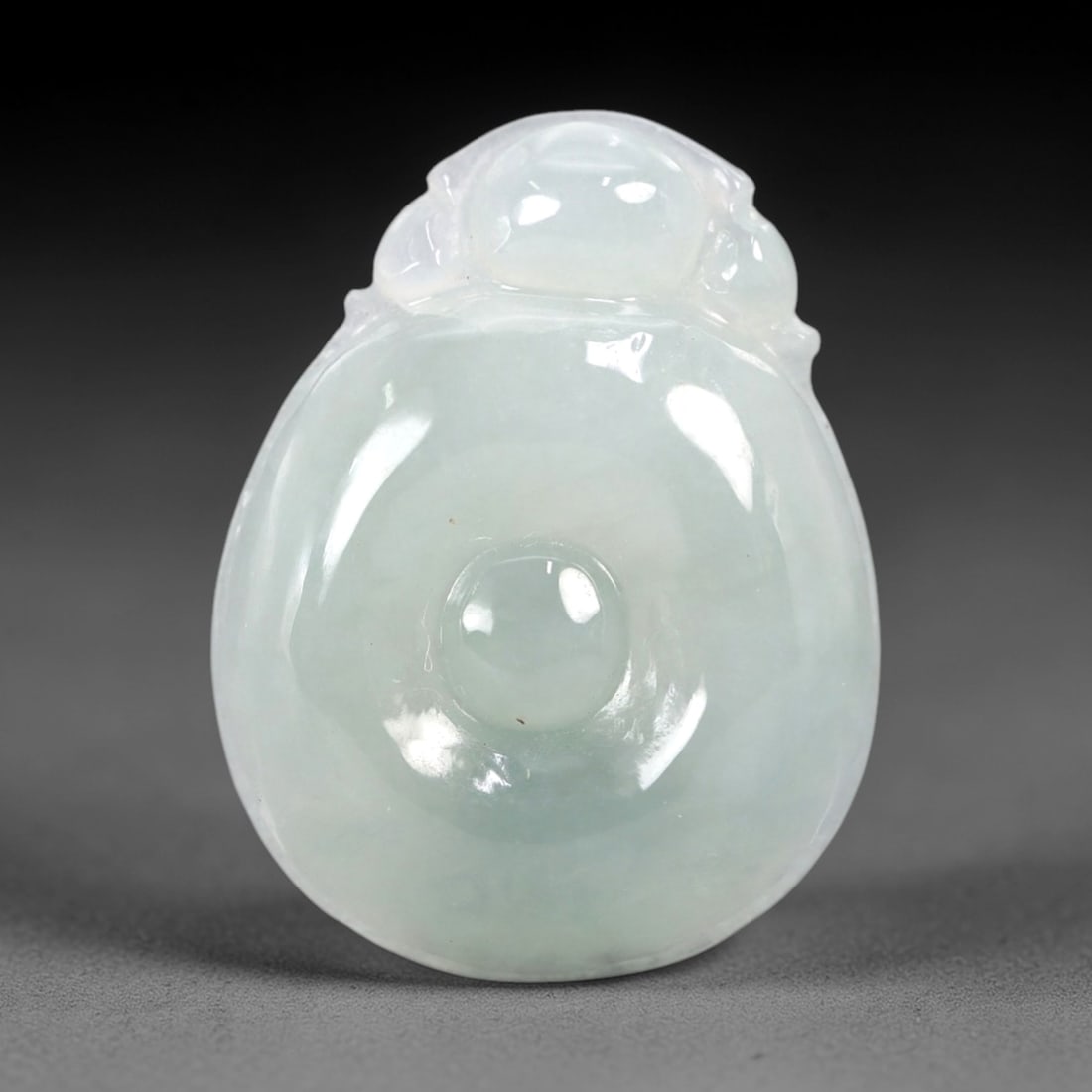 A Chinese Icy Jadeite Jade Pendant, 20th Century, 62AB (1 of 2)