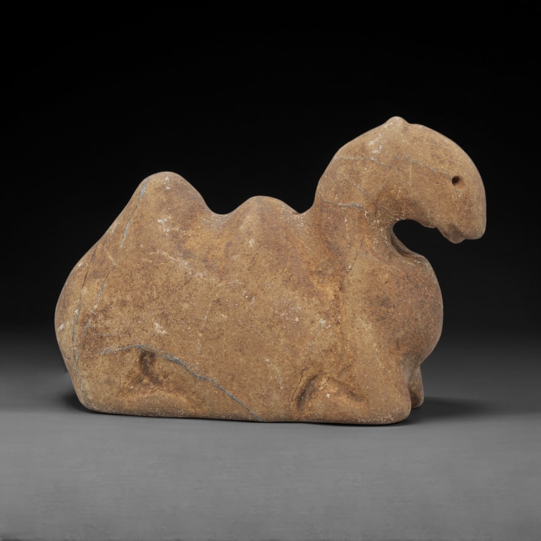 Ancient Stone Camel - Near Eastern Animal Figurine, 6FX (1 of 2)
