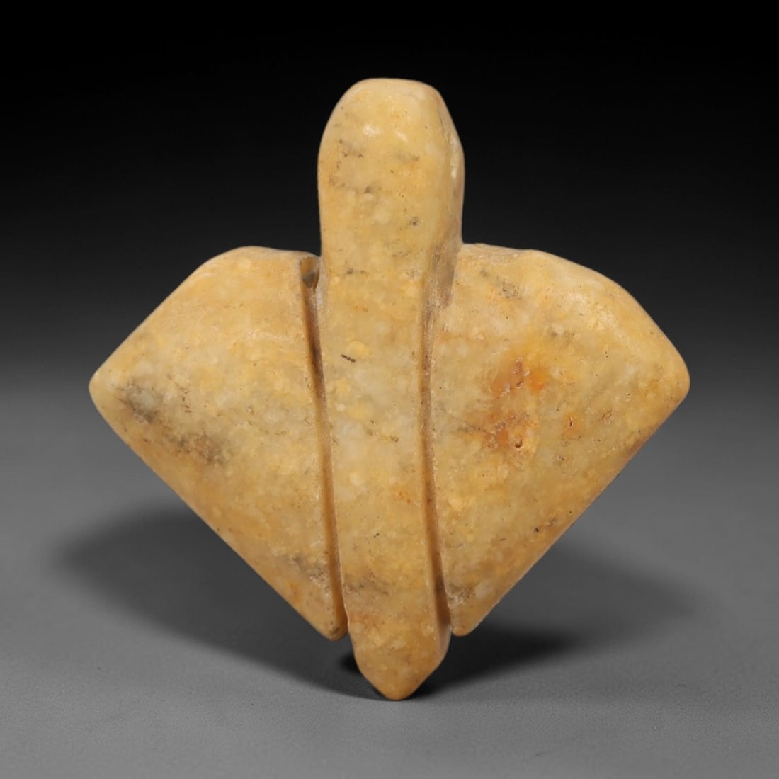 Ancient Egyptian Stone Amulet - Geometric Carved Pendant, 37AE (1 of 2)