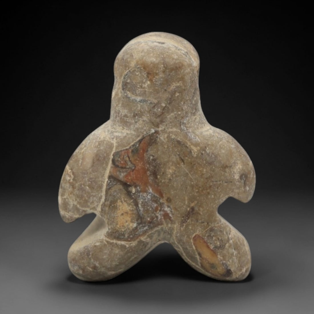 Ancient Stone Anthropomorphic Amulet - Near Eastern Figurine, 19XR (1 of 2)