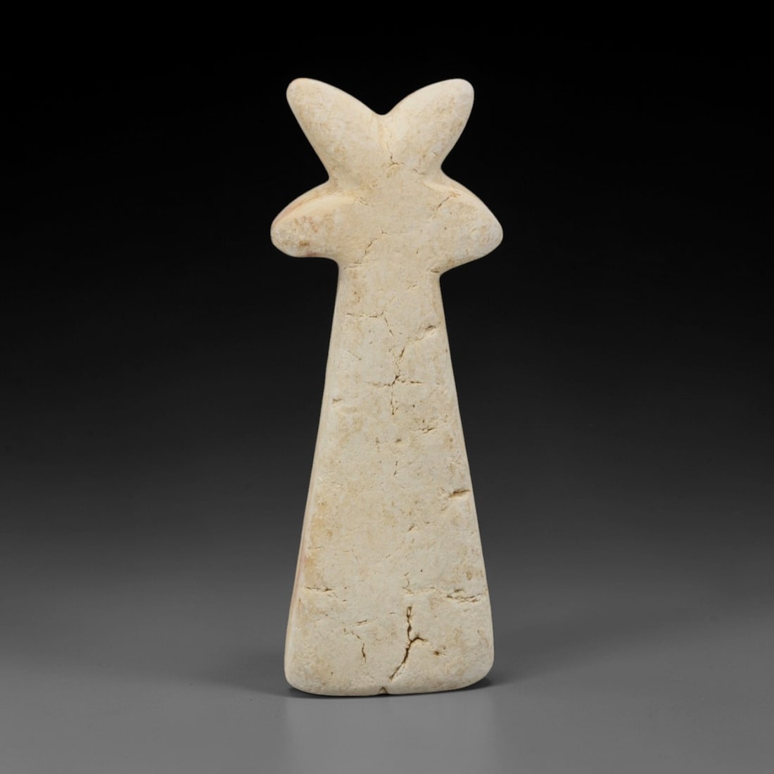 Ancient Limestone Idol - Near Eastern Anthropomorphic Figurine, 59ZQ (1 of 2)