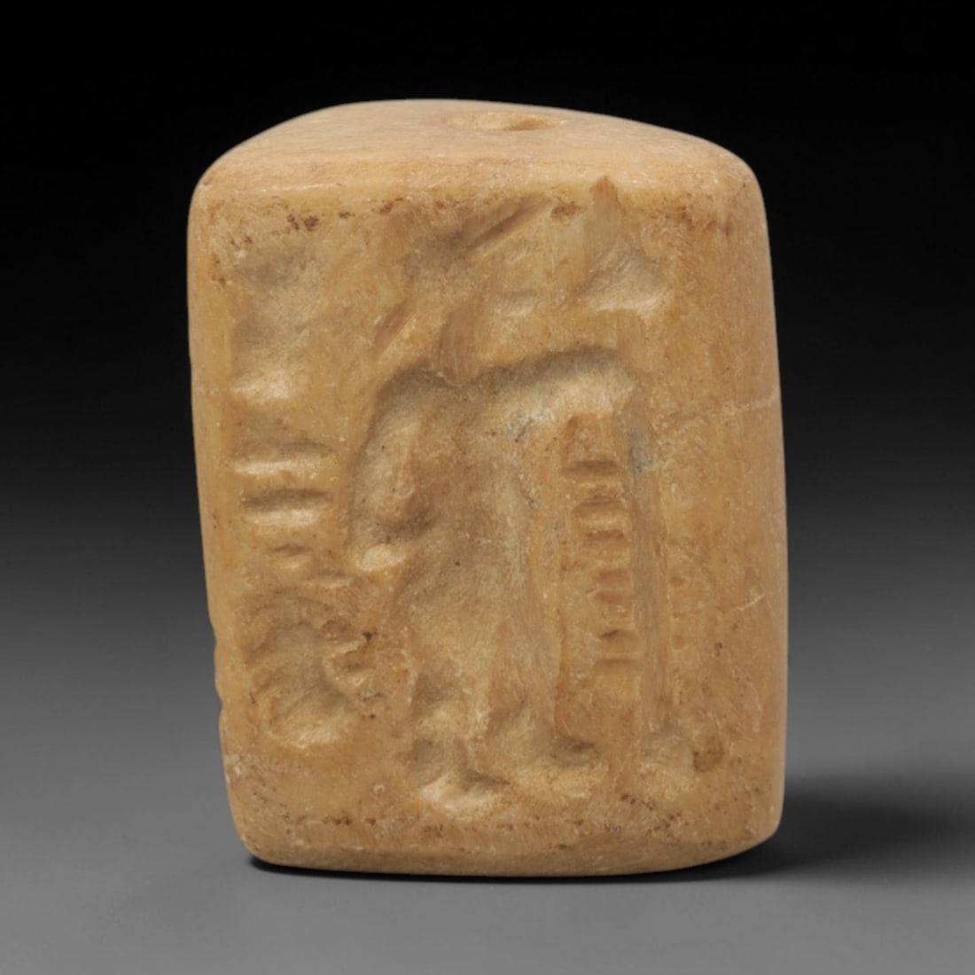 Ancient Steatite Triangle Cylinder Seal - Near Eastern Amulet, 57ZQ (1 of 3)