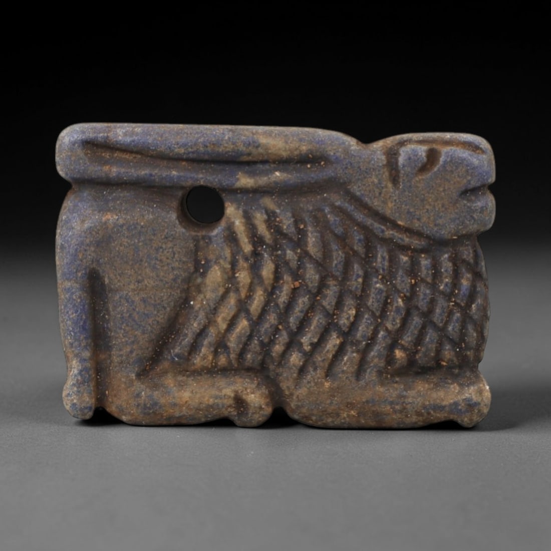 Ancient Lapis Hare - Near Eastern Amulet Figurine, 91AK (1 of 2)