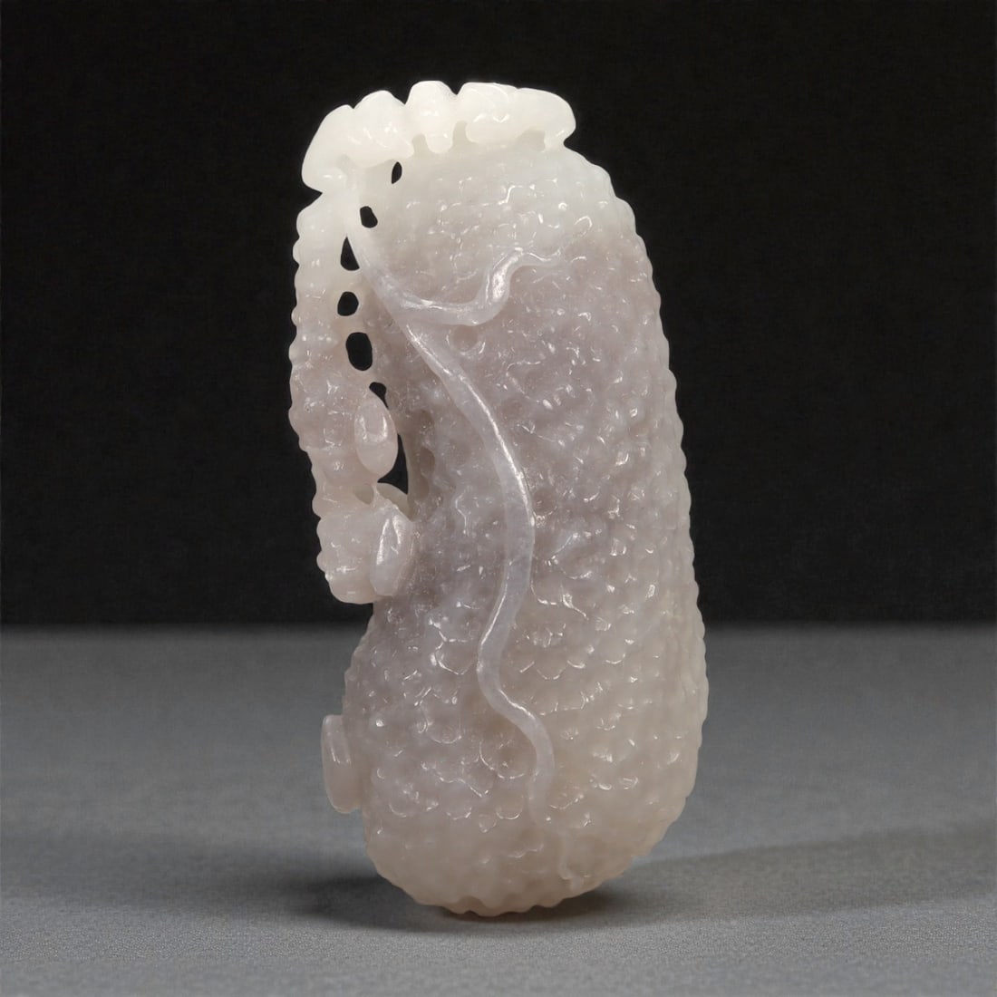 A Chinese Jade Fruit-Form Carving, 20th Century, 47YA (1 of 2)