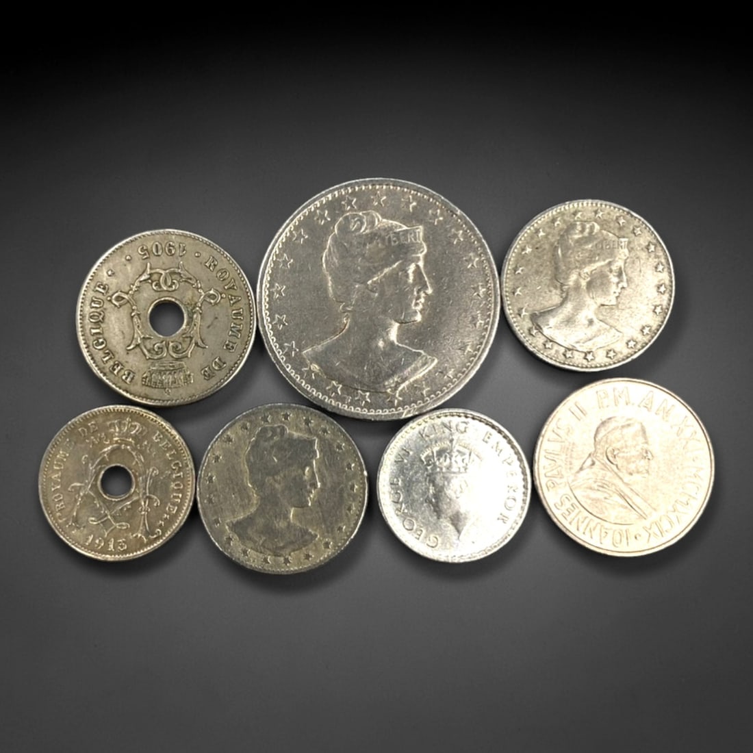 GLOBAL: Sovereignty & Faith - 7-Piece Coins Set, 1943-1969, 19-30mm, 20ZJ (1 of 2)