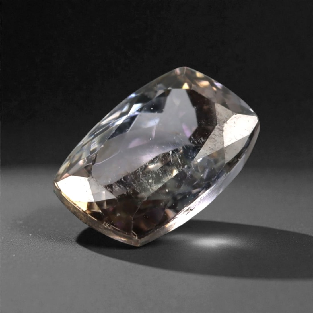 2.06 Carats Violet Blue Tanzanian Tanzanite Octagon Cut - 8.6 x 6 x 4.3 mm, 57XK: This distinctive tanzanite shows a cool violet blue body color with soft lavender highlights that brighten under direct light. The octagon cut gives the stone a crisp, architectural look, with broader