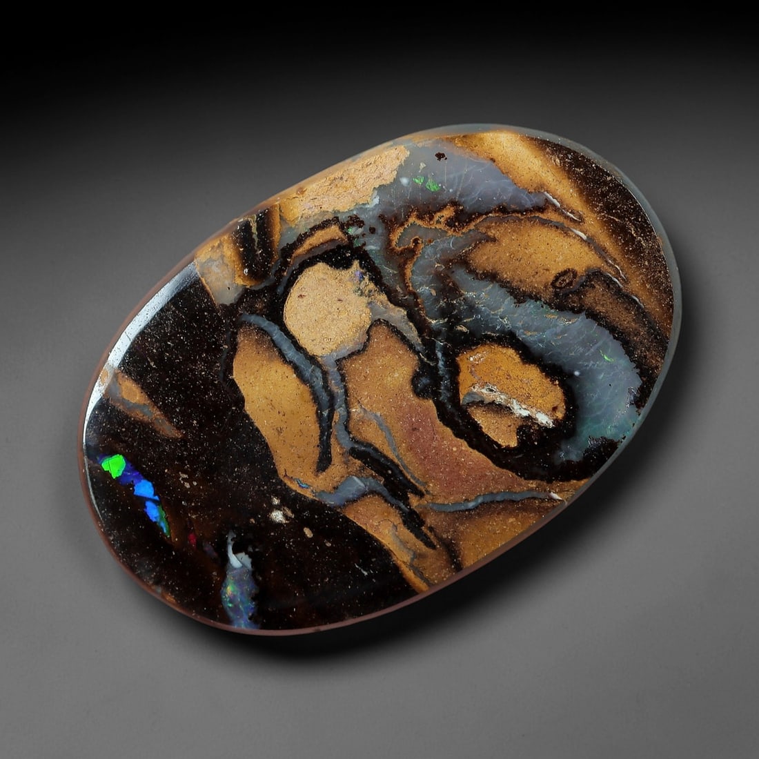 2.72 Carats Koroit Yowah Opal Cabochon - Natural Australian Single Stone, 79XL (1 of 2)