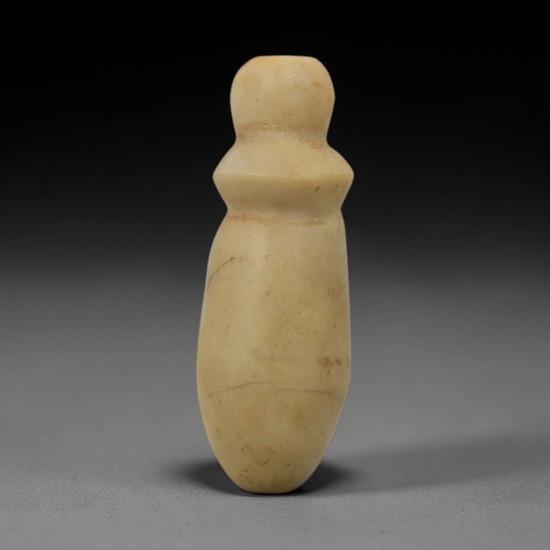 Ancient Stone Wadj Amulet - Egyptian Ritual Figurine, 16AG (1 of 2)