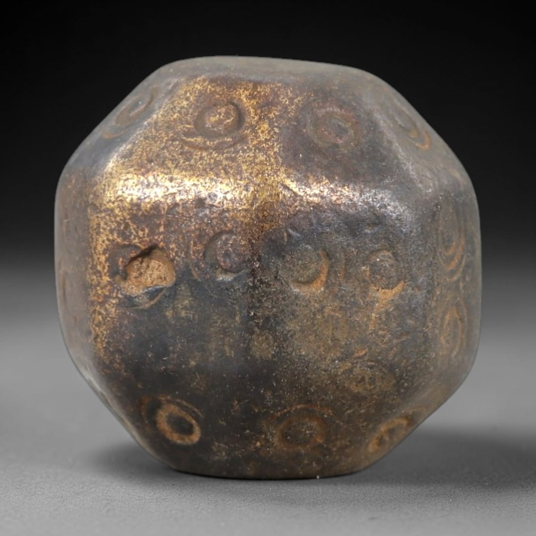 Ancient Bronze Polyhedral - Near Eastern Gaming or Ritual Relic, 69AK (1 of 2)