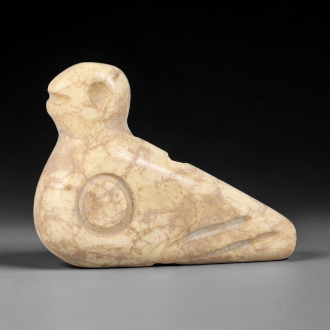 Ancient Steatite Bird Amulet - Near Eastern Ritual Figure, 95AP (1 of 2)