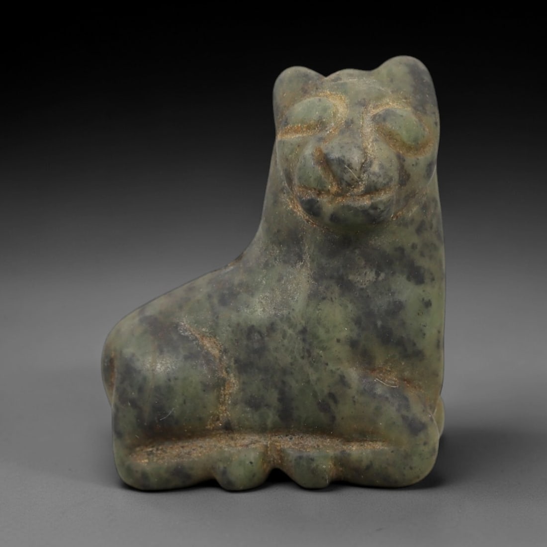 Ancient Serpentine Feline Idol - Near Eastern Amulet, 93AD (1 of 2)
