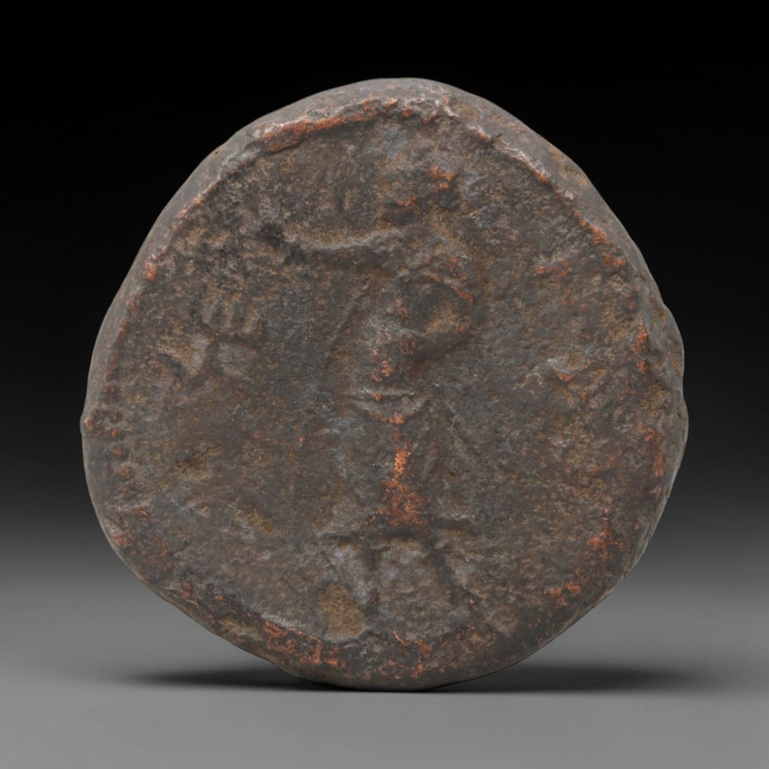 KUSHAN EMPIRE: Royal Devotion - Bronze Coin, 2nd-3rd Century CE, 26mm, 16.66g, 88AJ (1 of 2)