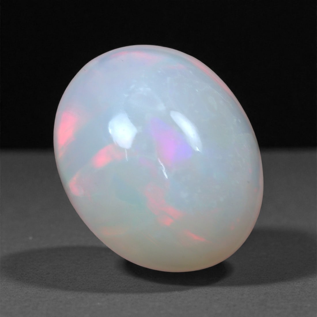 4.45 Carats Oval Cabochon Opal - Natural Ethiopian Stone 12.3x10.2x7.9mm, 23XH (1 of 2)