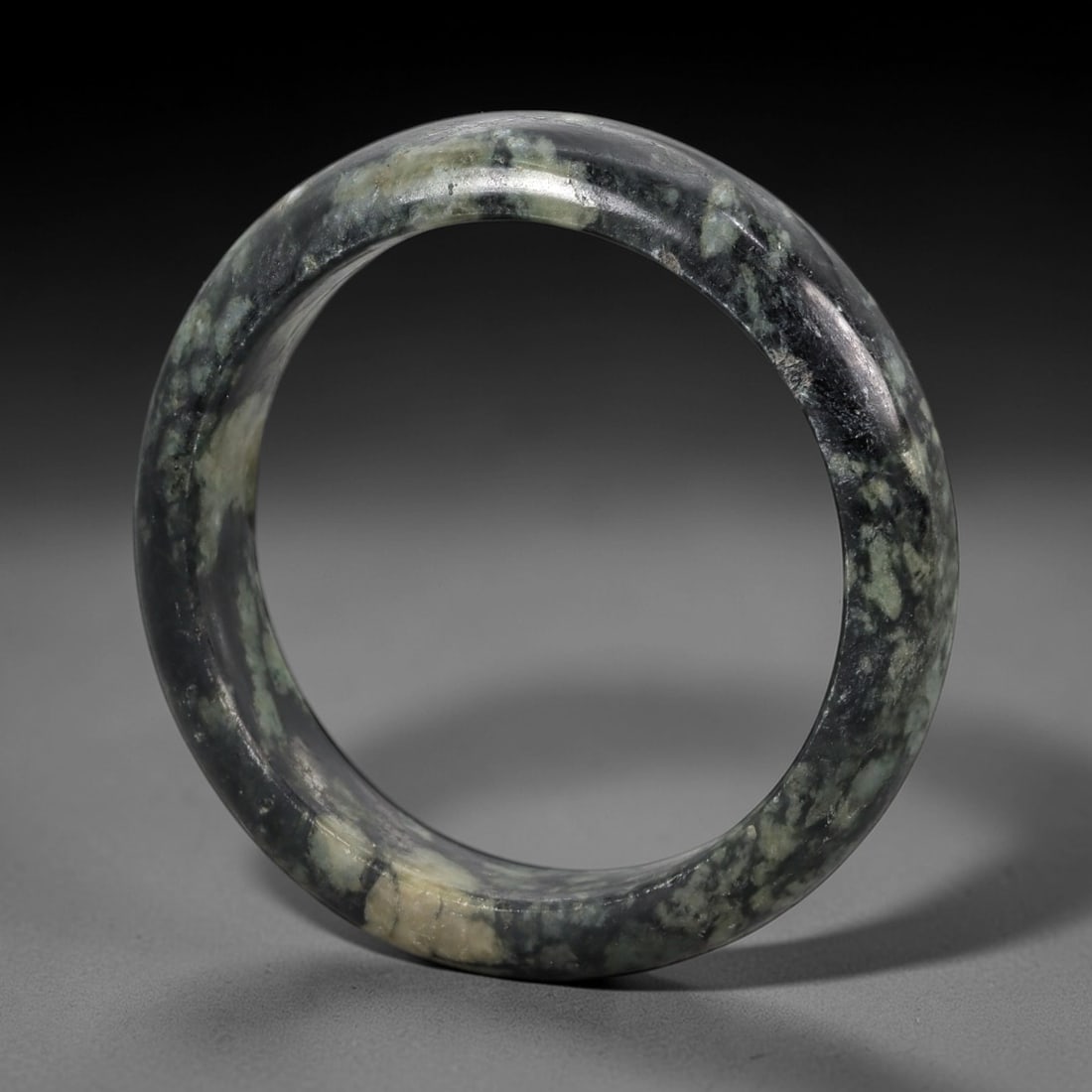 A Chinese Jadeite Jade Bangle Bracelet, 20th Century, 95ZK (1 of 2)