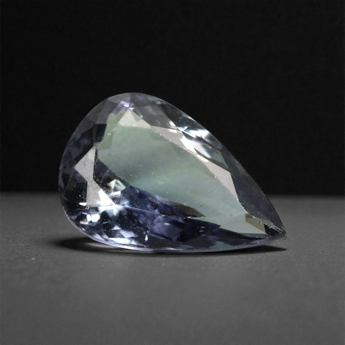2.38 Carats Violet Blue Tanzanian Tanzanite Pear Cut - 11 x 7.5 x 4.5 mm, 53XK (1 of 1)