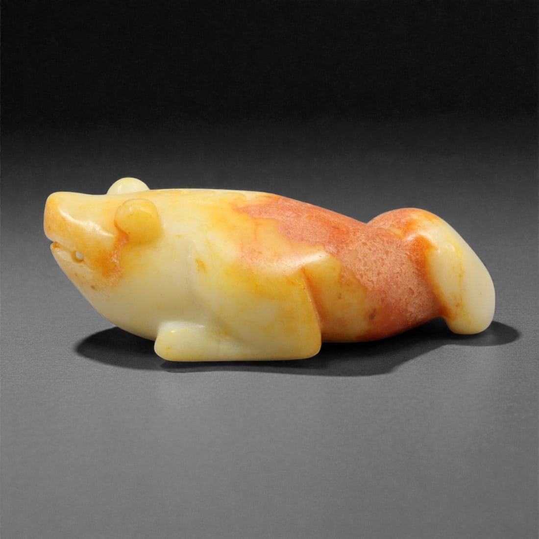 A Chinese Jade Frog Effigy, 20th Century, 41YC (1 of 2)