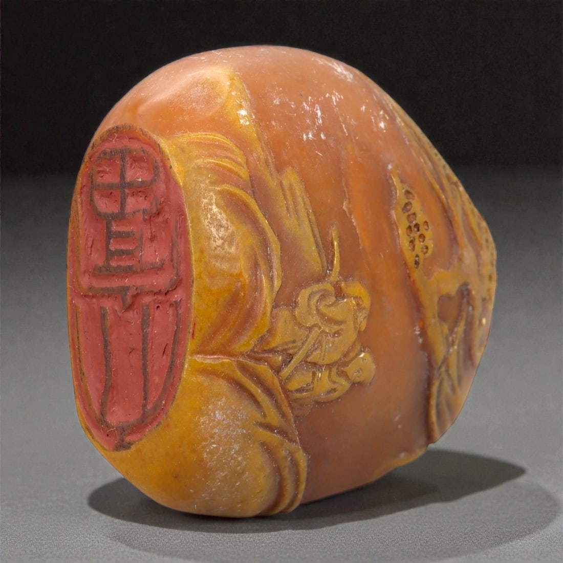 A Chinese Shoushan Stone Stamp Seal, 20th Century, 7FA (1 of 3)