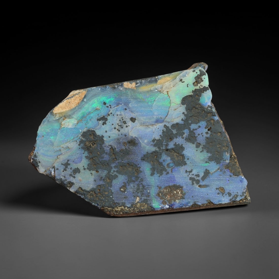 29.01 Carats Winton Boulder Opal Rough Slab - Natural Australian Opion, 35XP (1 of 2)