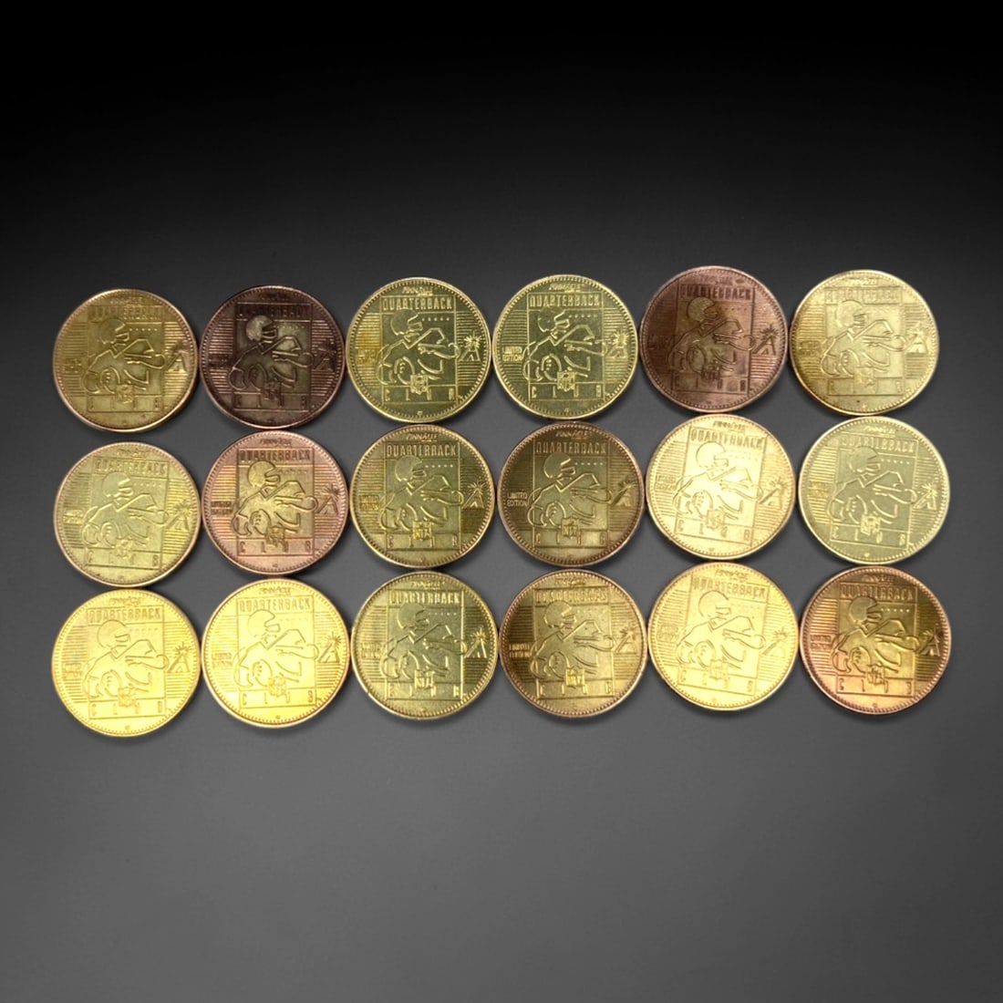 BRAZIL: Football Legacy & National Pride - 2014 FIFA World Cup Commemorative Set, 32mm, 16ZJ: This complete 18-piece bi-metallic set was issued by Brazil to mark the 2014 FIFA World Cup, a defining moment when the "Futebol Pais" hosted the beautiful game for the second time. Each 32mm piece is