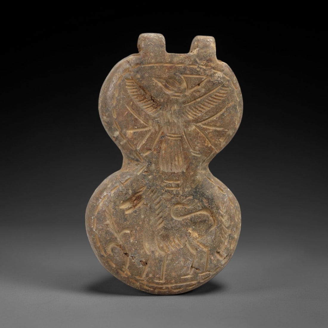 Ancient Stone Amulet - Near Eastern Animal Figure, 14AM (1 of 2)