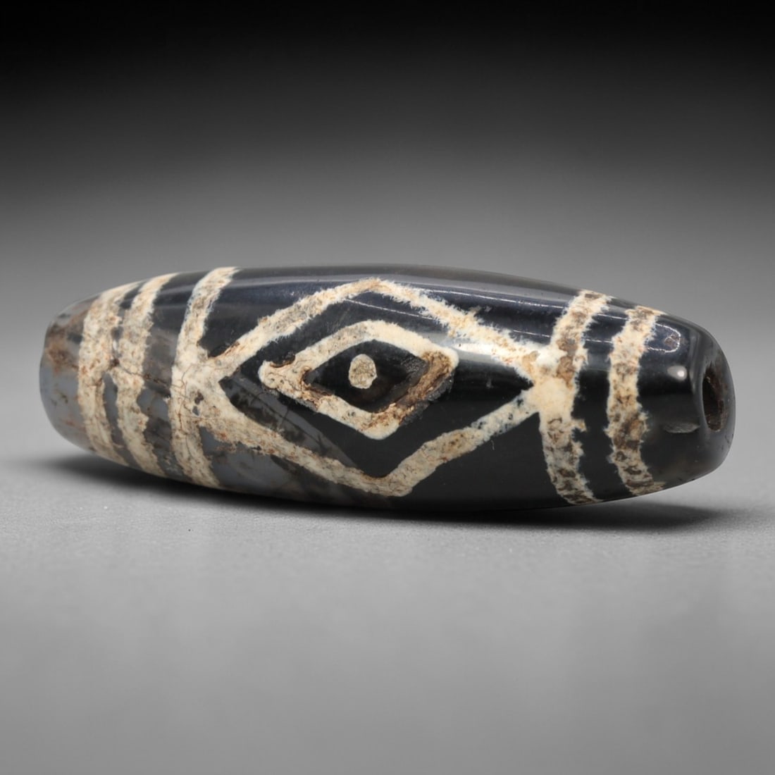 Ancient Agate Diamond Eye Dzi Bead - Himalayan Amulet, 69XV (1 of 2)